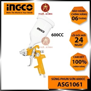 Máy phun sơn dùng khí nén Ingco ASG1061