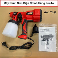 Máy Phun Sơn, Máy Phun Sơn Cầm Tay Cao Cấp Hàng Chính Hãng Zento, Spray Gun Model PZ2021 - Bảo Hành 12 Tháng