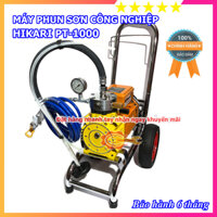 Máy Phun Sơn Nước - Sơn Dầu Công Nghiệp HIKARI PT-1000 - Công Suất 1000W - Đầy Đủ Phụ Kiện