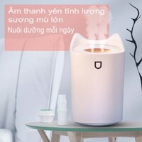 Máy Phun Sương; Đèn Xông Tinh Dầu Có Đèn Led Đổi Màu, Làm Mát Không Khí Dung Tích 3000ml Máy tạo ẩm thông minh