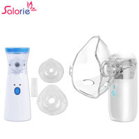 Máy phun sương lưới di động siêu âm Salorie với mặt nạ dành cho trẻ em dành cho người lớn cho thuốc hít hen mũi nhồi bông