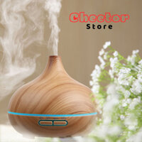 Máy phun sương tạo ẩm lớn Cheetor CH43 400ml, tích hợp đèn ngủ, điều khiển từ xa