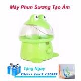 Máy phun sương tạo ẩm Magic Home HL-H202 (Xanh lá) Hàng Chất Lượng Cao + Đèn Led USB