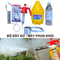 Máy phun tạo khói sân khấu, máy phun khói diệt côn trùng, khử khuẩn, Tặng kèm 1 lít dung môi phun khói