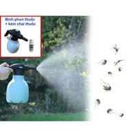 Máy phun thuốc muỗi mini - Bình xịt muỗi mini gia đình tặng kèm chai thuốc