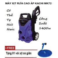 Máy Phun Xịt Rửa Cao Áp Kachi MK72 2018 Tặng Kèm Vòi Xịt Co Giãn