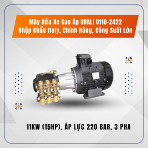Máy phun xịt rửa xe áp lực cao Urali AR U110-2422
