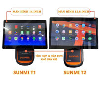 MÁY POS BÁN HÀNG SUNMI T1/T2 CÓ TÍCH HỢP IN HÓA ĐƠN (BẢO HÀNH 3 THÁNG)