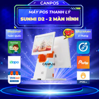 Máy Pos Sunmi D2 - 2 Màn Hình 90-95% ( Tặng kèm phần mềm bán hàng )