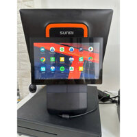 MÁY POS SUNMI T2 2 MÀN HÌNH (15.6 inch + 10.1 inch - BẢN QUỐC TẾ CHPLAY