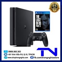 Máy PS4 Slim 1 TB và đĩa game The Last Of Us 2 - Hàng chính hãng Sony