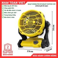 Máy quạt dùng pin STANLEY SCF001 KR (chưa pin & sạc)