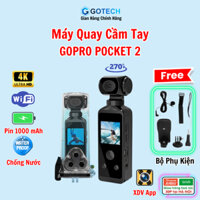 Máy Quay Cầm Tay Pocket 2, Máy Quay Phim Chụp Ảnh Đa Năng 4k Chống Nước, Chống Rung Cao Cấp, Kết Nối App Tặng Phụ Kiện