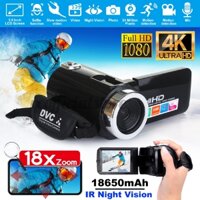 Máy Quay Phim 1080 Hd 24mp Màn Hình Cảm Ứng Dv Tf