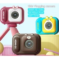 Máy quay phim kỹ thuật số trẻ em Màn hình HD 1080P Máy quay phim di động cho trẻ em Máy ghi Video IPS HD 2.4 inch