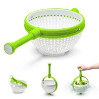 Máy quay salad mới, máy quay salad, máy rửa rau củ, máy vắt nước ly tâm, giỏ 10 (5)