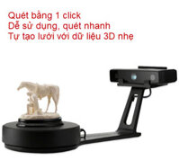 Máy quét 3D EinScan-SE/SP bàn xoay quét tự động, độ chính xác 0.1mm, quét trong 8 giây, tự chỉnh tiêu cự
