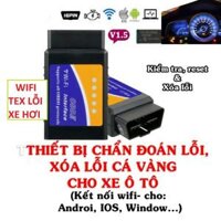 Máy quét chuẩn đoán đọc xóa lỗi xe hơi OBD2 bản wifi mẫu mới tex xóa khắc phục nhanh bản cao cấp