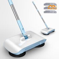 Máy quét đẩy tay WARKUL với đầu vải 1 / 2 / 3 Thanh dài khô / ướt Làm sạch tóc thú cưng Bụi phế liệu Máy quét sàn đa bề mặt Máy quét sàn bằng gỗ cứng