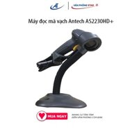 Máy quét mã vạch 1D Antech AS2230HD+ có dây Đọc lazer, CPU Arm 32 bit, Tốc độ quyét 200scan/s tiêu chuẩn IP52