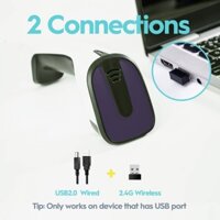 Máy quét mã vạch 2D không dây Máy quét mã QR Hỗ trợ quét màn hình Máy ảnh CMOS cầm tay Đầu đọc mã thanh USB di động có cảm biến tự động, Đọc mã QR 1D 2D cho thư viện hàng tồn kho