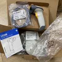 Máy quét mã vạch có dây 1D Zebra kèm chân đế - Symbol Barcode Code Scanner with Cradle (LS2208)