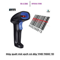 Máy quét mã vạch có dây YHD 1100C 1D tia CCD hỗ trợ quét giấy in nhiệt, quét trên màn hình Điện thoại, Máy tính