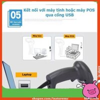 Máy quét mã vạch GIANT LINE G1, máy đọc mã vạch, súng bắn mã vạch, quét barcode G1
