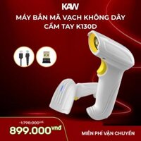 Máy Quét Mã Vạch Không Dây 2D KAW 130D – Scanner Barcode Cầm Tay Wireless, Đọc QR Code Nhanh Cho POS & Quản Lý Kho
