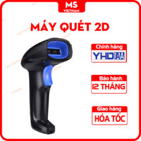 Máy Quét Mã Vạch Không Dây YHD 1100DW 2D - Đầu Đọc QR Code Kết Nối USB - MS Viet Nam - BH 12Th