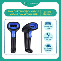 Máy quét mã vạch không dây YHD-1100CW 1D máy bắn mã vạch Barcode không dây dùng trên Máy tính (bảo hành 1 năm)-B100