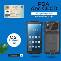 Máy quét mã vạch PDA đọc được CCCD  Máy kiểm kho PDA Android 12  Máy PDA JK01 Hàng chính hãng