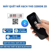 Máy quét mã vạch Qrcode Mini YHD 3200DB 2D, Máy đọc mã QR kết nối Bluetooth 2.4G dùng trên Điện thoại, PC - Hàng nhập khẩu