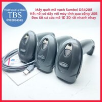 Máy quét mã vạch Symbol DS4208 quét các mã vạch 1D 2D, máy quét mã vạch Symbol DS4208 kết nối có dây