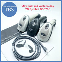 Máy quét mã vạch Symbol DS6708 quét mã 1D, 2D siêu nhạy, kết nối máy tính cổng USB (Hàng vỏ xước, quét tốt)