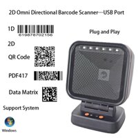 Máy quét mã vạch USB có dây 2D/Máy quét mã QR/Máy quét mã QR điện thoại di động