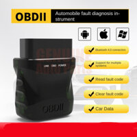 Máy quét OBD2 Bluetooth 4.0 OBD 2 Công cụ chẩn đoán ô tô Máy quét ô tô OBD cho IOS Android PC ELM 327 Máy quét Đầu đọc OBDII