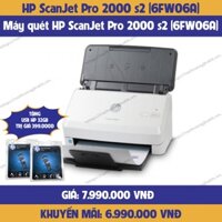 Máy quét Scan 2 mặt HP ScanJet Pro 2000 s2 (6FW06A)-hàng chính hãng