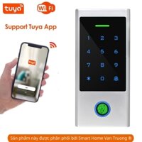 Máy quét vân tay cho khóa điện khiểm soát ra vào phòng trọ khách sạn văn phòng kết nối điện thoại bằng wifi