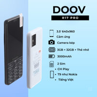 Máy R17 Pro 2 Sim -  Điện thoại có camera có cảm ứng - Android 12 - Doov có Google, CH Play, tiếng Việt giống Qin F22