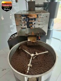 Máy Rang Cà Phê Điện Lồng Vuông 5kg