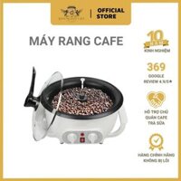 Máy rang cafe mini gia đình kiểu nồi Khối lượng rang 1 mẻ 500g Công suất 800W có hẹn giờ