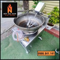 Máy rang cơm, máy rang cơm công nghiệp chảo đường kính 55cm, mô tơ đảo 1 tốc độ