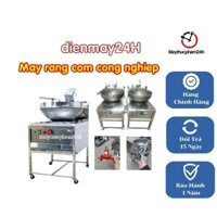 Máy Rang Cơm Tự Động 55cm-Hệ thống 2 motor cánh đảo vét và xoay chảo liên tục, đều đặn