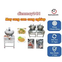 Máy Rang Cơm Xào Rau Tự Động-Máy Chiên Xào tự động 1 tốc độ năng suất 10-15 xuất /mẻ