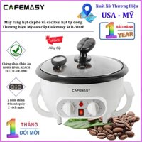 Máy rang hạt cà phê và các loại hạt tự động tích hợp điều chỉnh thời gian, thương hiệu Mỹ cao cấp Cafemasy SCR-300B