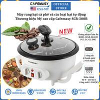 Máy rang hạt cà phê và các loại hạt điều chỉnh thời gian thương hiệu Cafemasy SCR-300B - Công suất 1200W (BH 1 NĂM)