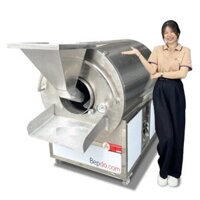 Máy rang hạt dẻ, hạt điều, muối, lạc công nghiệp bằng Gas