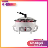 Máy rang hạt gia đình cài đặt thời gian và nhiệt độ