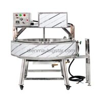 Máy rang muối tôm – Chảo rang muối công nghiệp